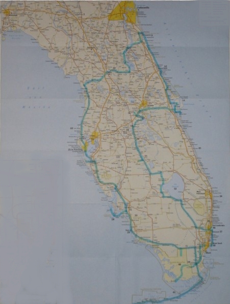Reiseroute Florida
